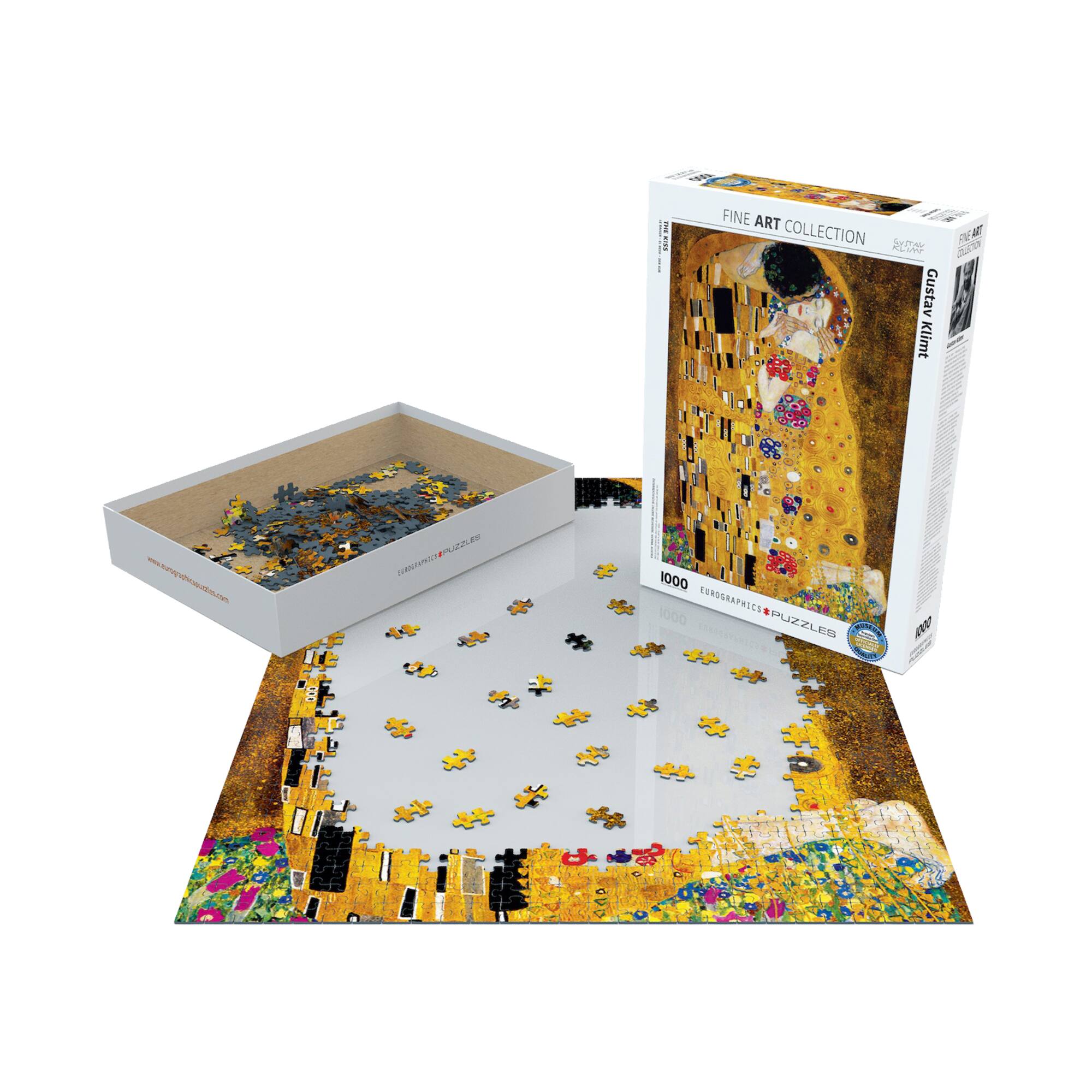 Gustav Klimt - The Kiss: 1000 Pcs